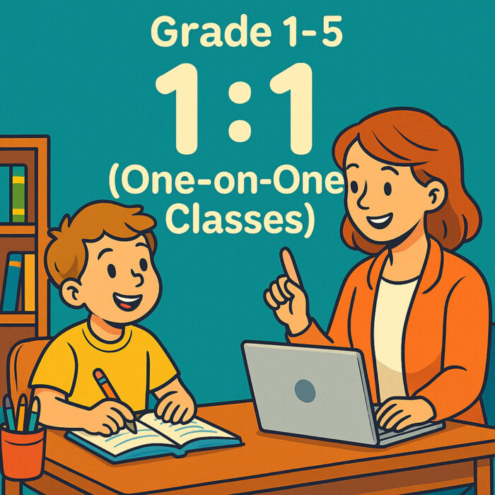 1:1 Personalized Classes – Grade 1 to 5 - Image 1
