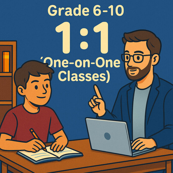 1:1 Personalized Classes – Grade 6 to 10 - Image 1