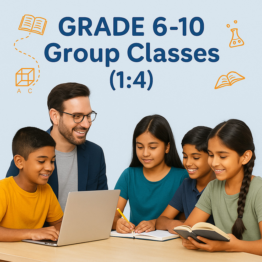 grade 6 group 1:4 Group Classes – Grade 6 to 10 - Image 1