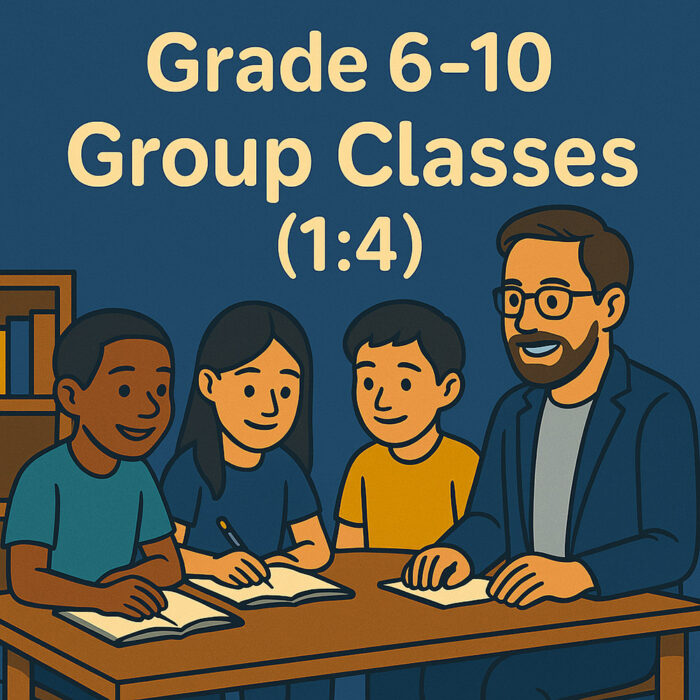 1:4 Group Classes – Grade 6 to 10 - Image 1